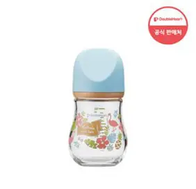 더블하트 모유실감 마이프레셔스 유리젖병 하와이 160ml(젖꼭지미포함), 4개, 160ml