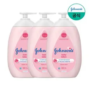 존슨즈베이비 로션 핑크 베이비파우더향, 500ml, 3개