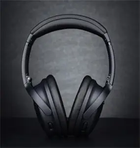 보스 노이즈 캔슬링 블루투스헤드폰, 블랙, BOSE QC45